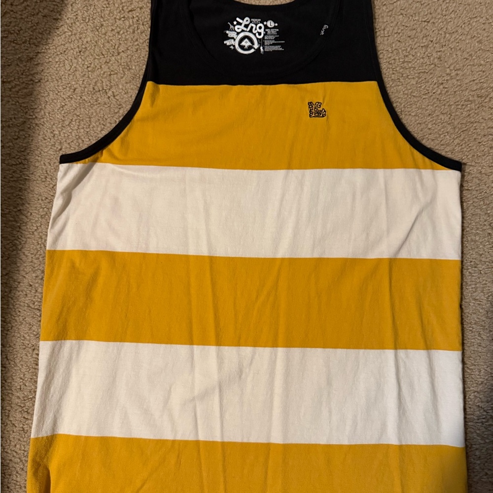LRG Black and Yellow Graphic Tee